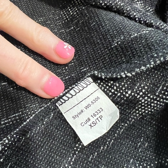 DESIGN LAB  & Lord and Taylor marbling effect sleeves skater dress - Picture 11 of 13